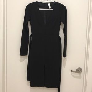 Brand New Never Worn. Black Midi Dress